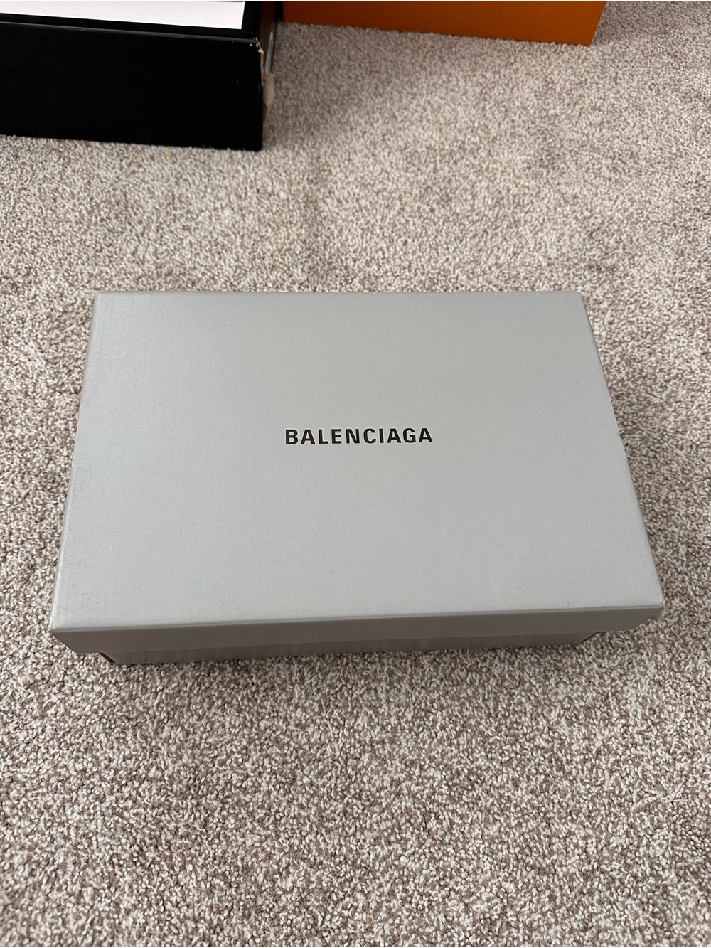 Balenciaga Men’s Accessory Box - Light Gray